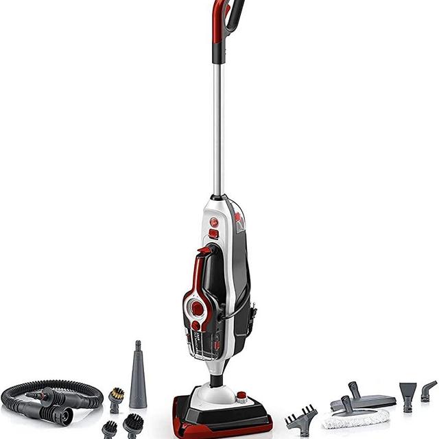 Hoover Complete Pet Steam Mop with Removable Handheld Steamer, Cleaner for Tile and Hardwood Floors, WH21000, White