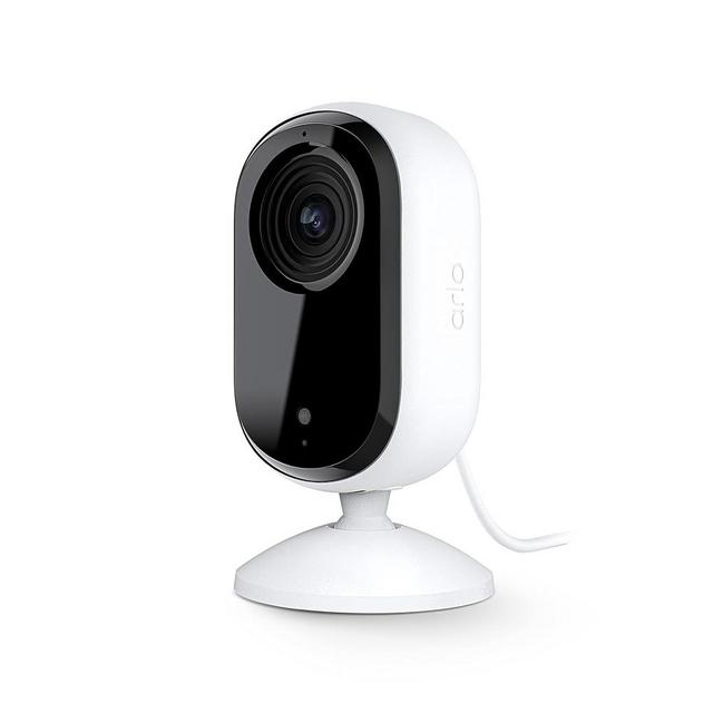 Arlo Essential Indoor 2K Security Camera (2nd Generation) – 1 Pack – Home Security, Baby Monitor, Pet Camera, 2K Camera System, White – VMC3060 ​