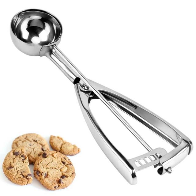 Cookie Scoop, Ice Cream Scoop,18/8 Stainless Steel, Cookie Scoops for Baking, 2Tbsp/ 30ml/ 1oz Cookie Dough Scoop, Ice Cream Scooper with Trigger Release, Cookie Scooper for Baking(#40)…