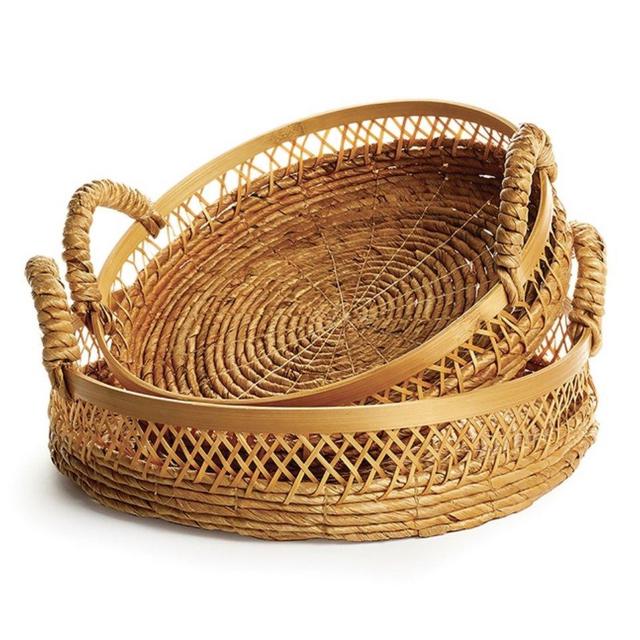 Open Wicker Tray