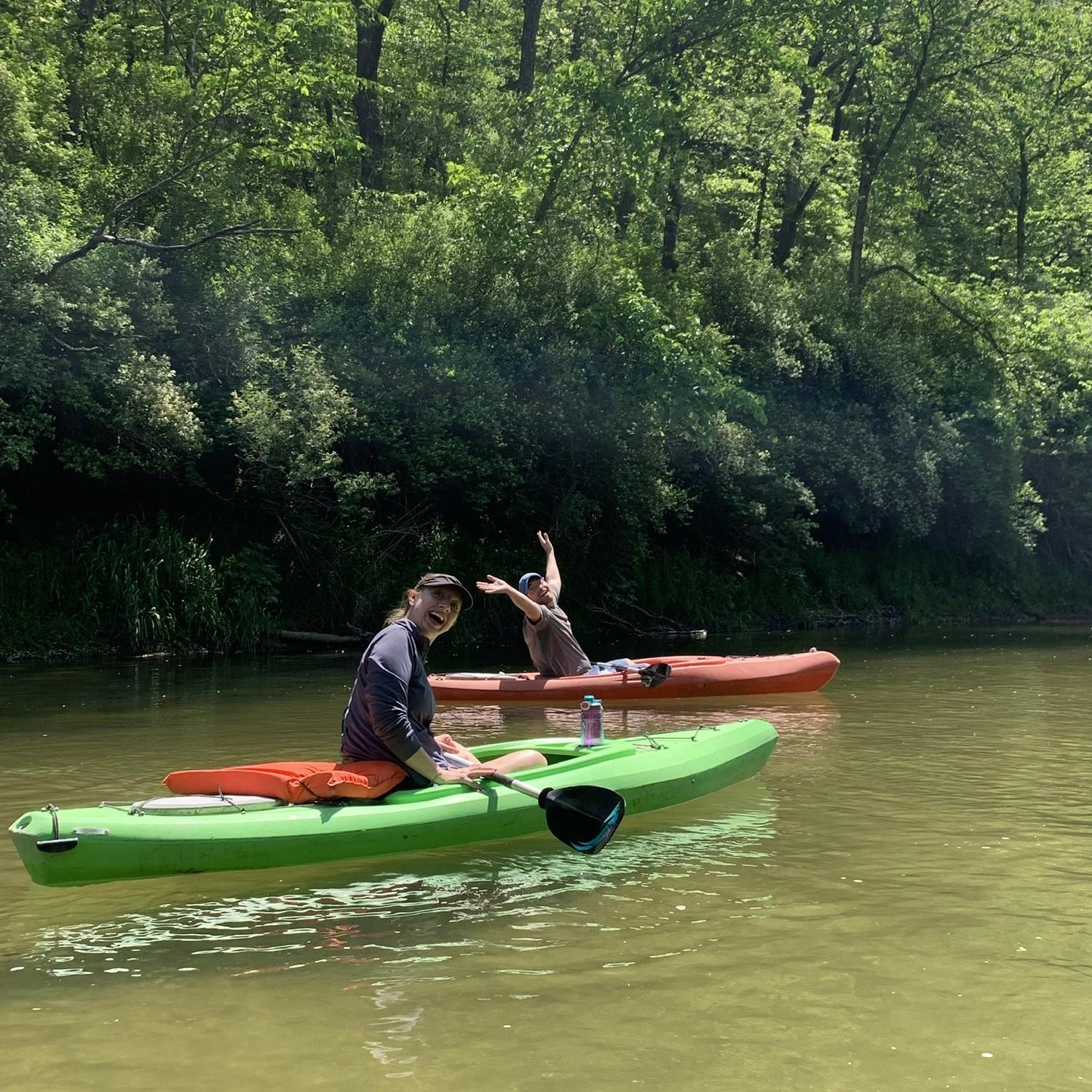 Silly Kayaking on the Upper Iowa River 05/2023
