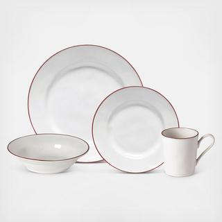 Beja 4-Piece Place Setting with Pasta Bowl and Mug, Service for 1
