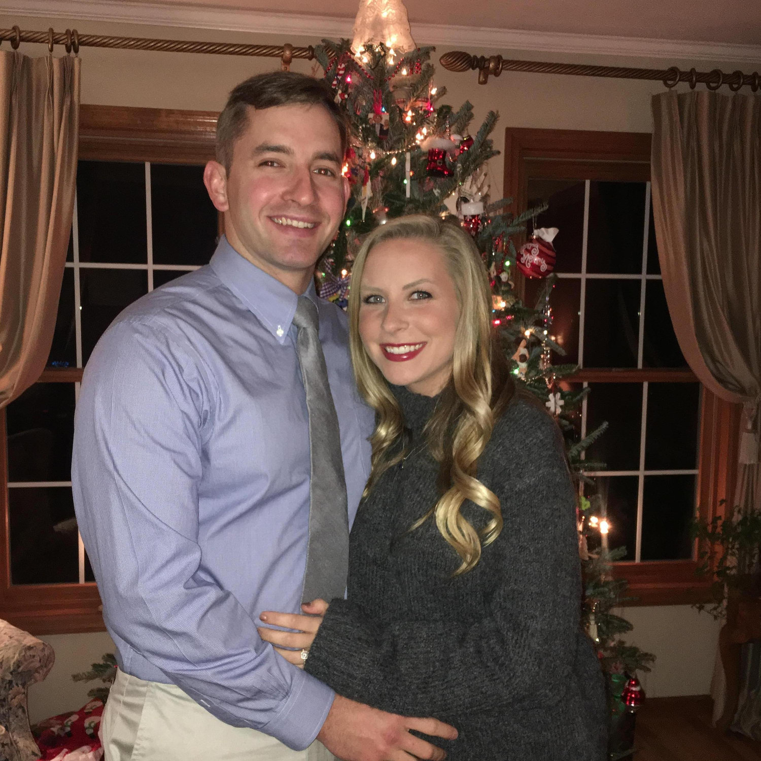 The only Christmas the two have been able to spend together in their 3 years of dating was surely one to remember.