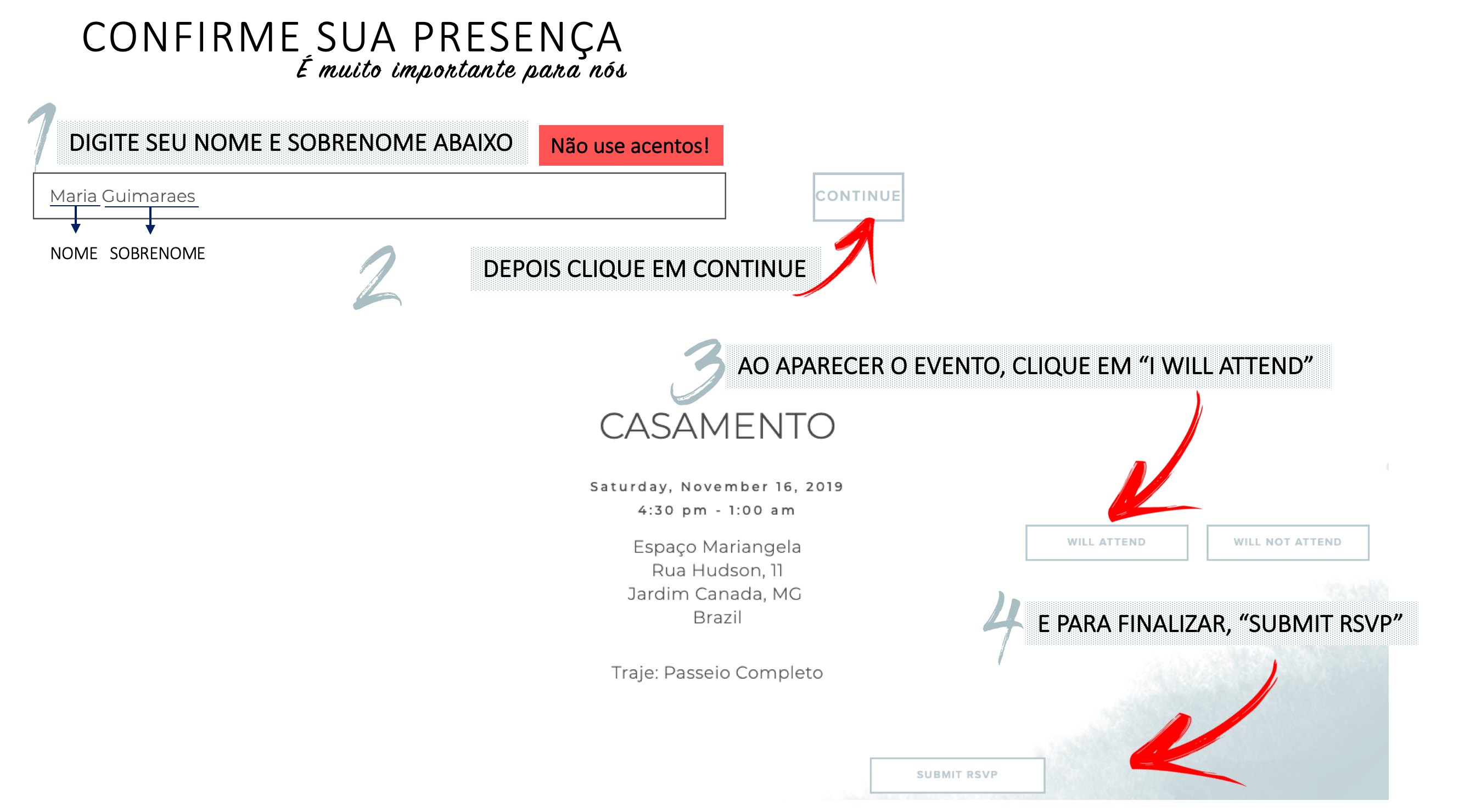 The Wedding Website of • Natalia • and • Mateus •