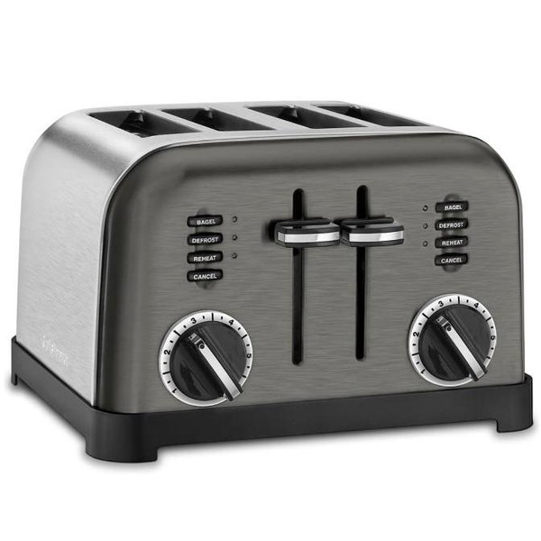 Cuisinart 4-Slice Toaster - Black/Stainless Steel