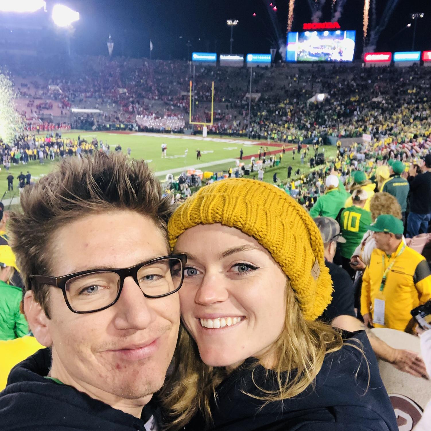 Love our Oregon games! Go Ducks!