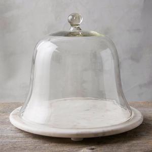 Marble & Glass Cake Cloche