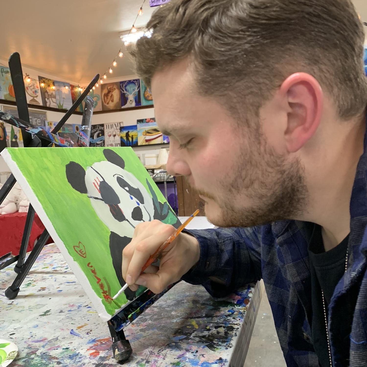 my first time in Louisiana: Painting with a Twist 2022