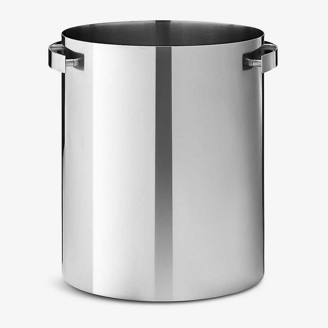 STELTON Cylinda polished stainless-steel Champagne cooler