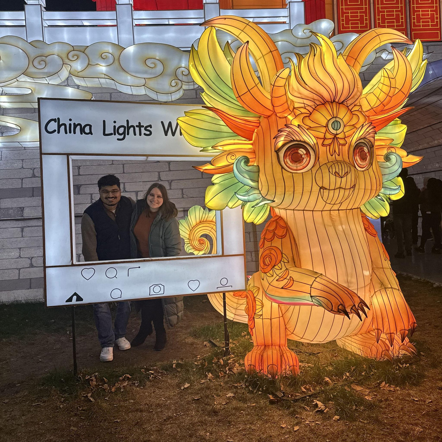 Exploring China Lights together.