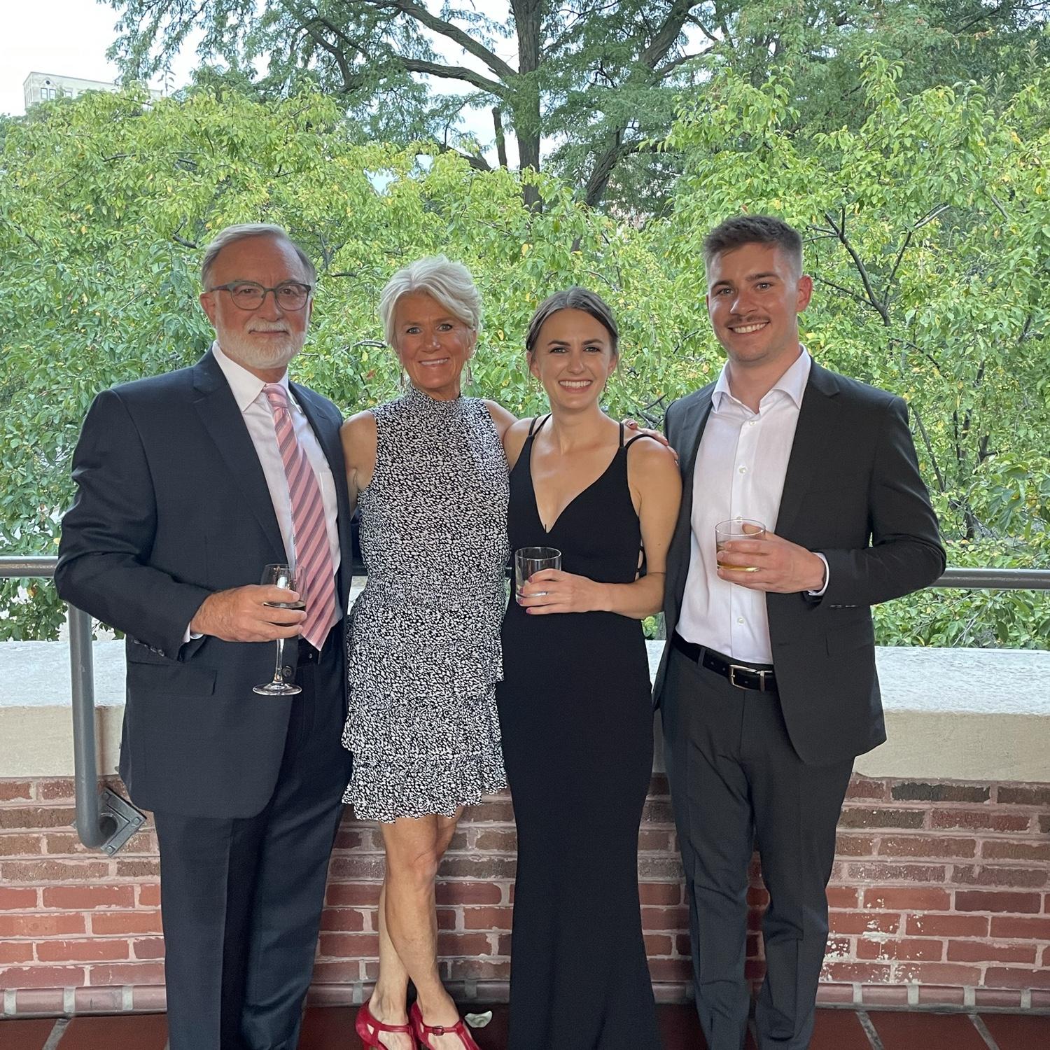 Celebrating Lily and Matt
