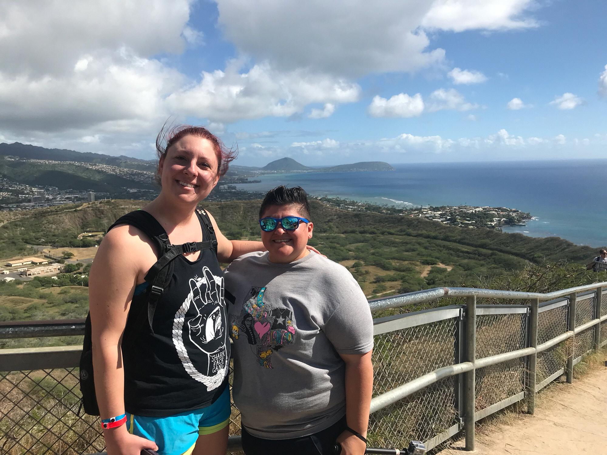 Hiking Diamond Head in Hawaii