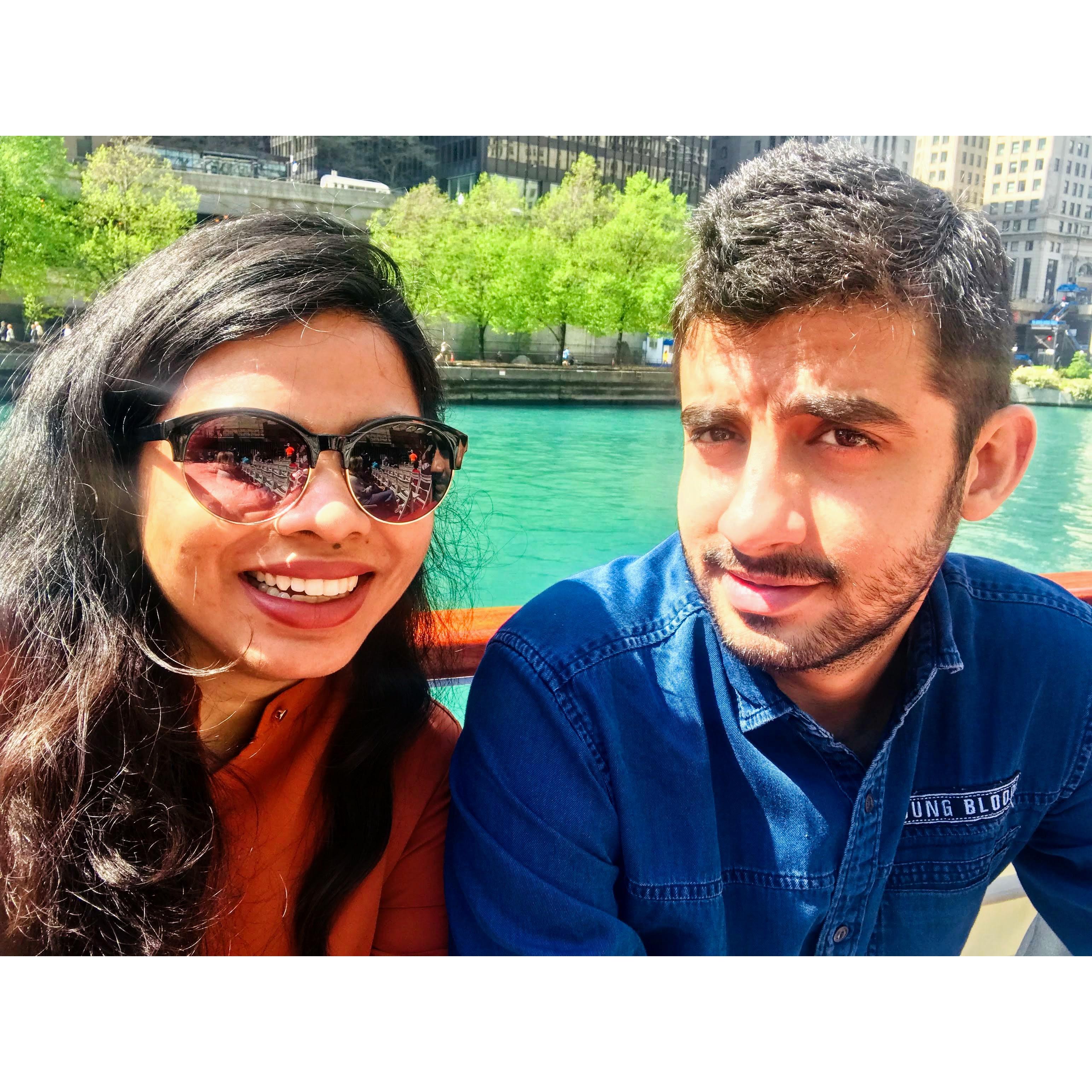 Summertime river cruise
