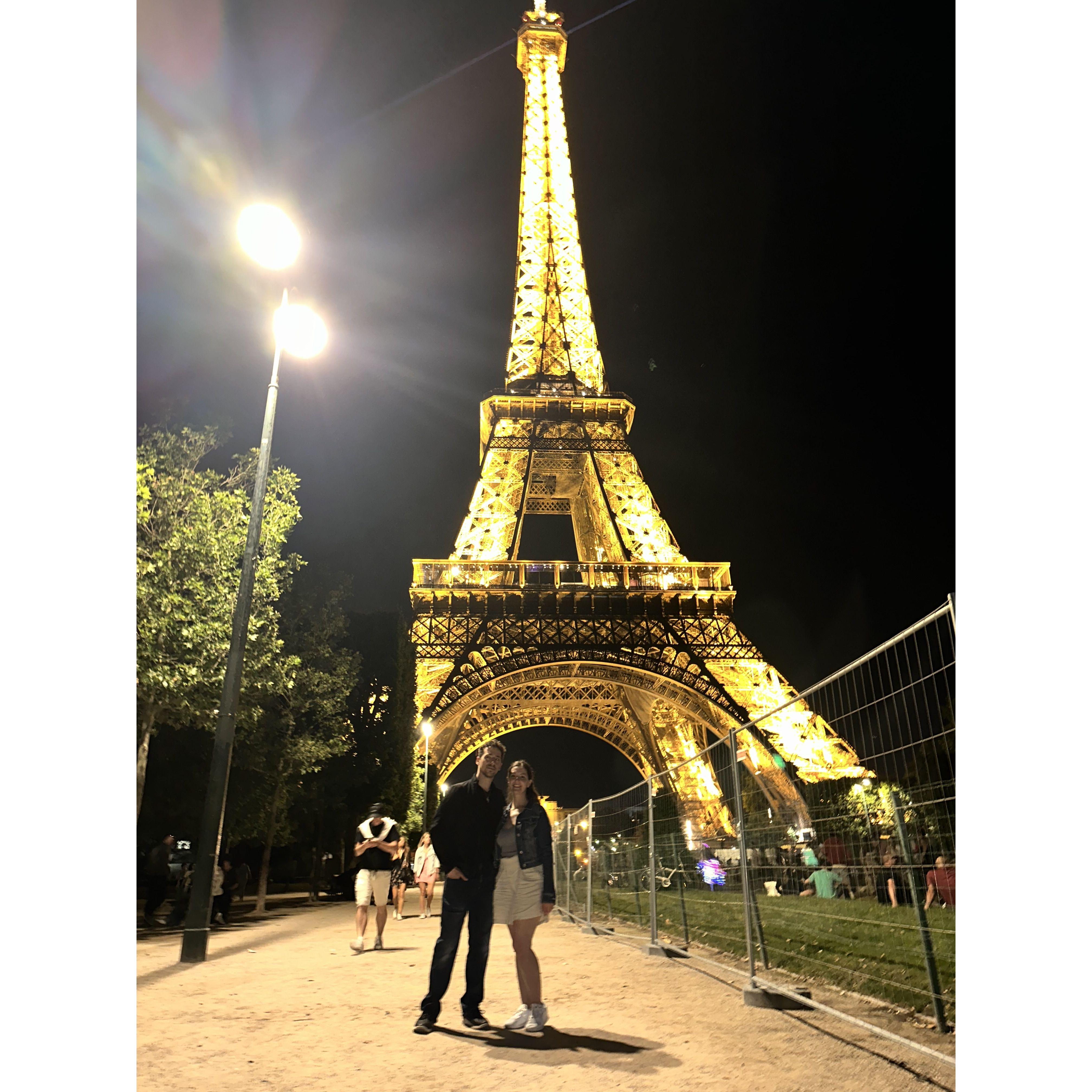 France was the first country we visited together outside of the U.S.!