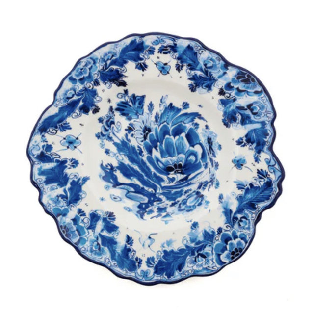 Classics On Acid Dessert Plate - Delf Rose