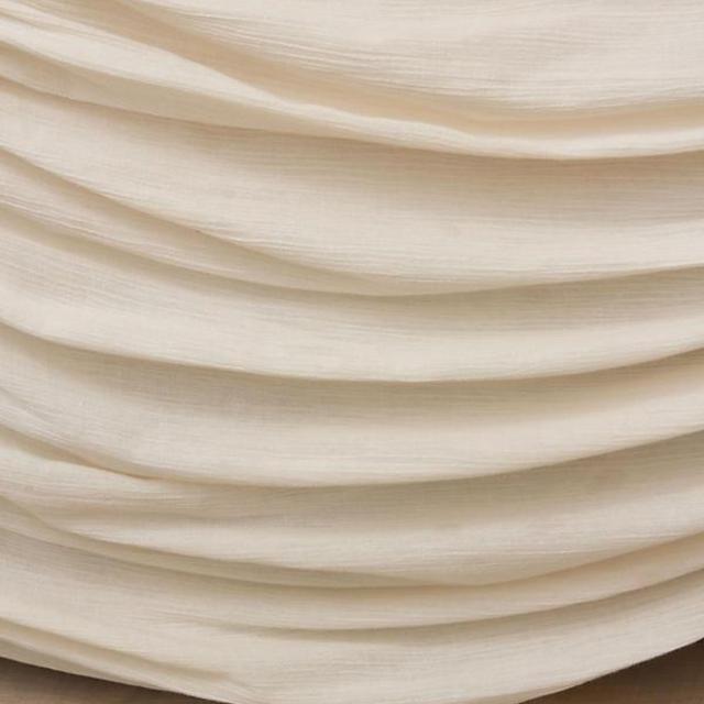 Georgina Bed Skirt - size King, color Cream