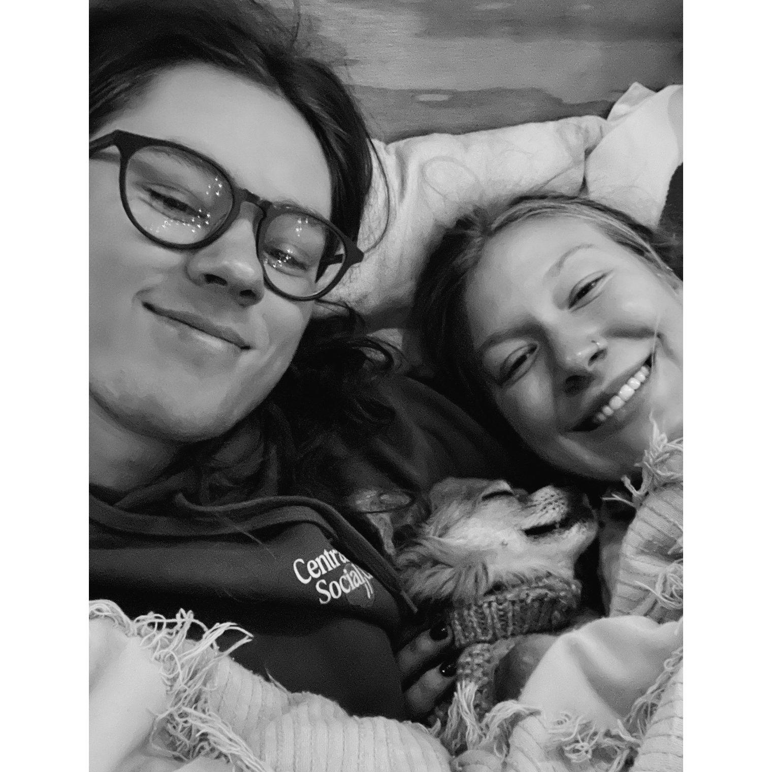 Thanksgiving, 2024. One of our first nights in our new van!