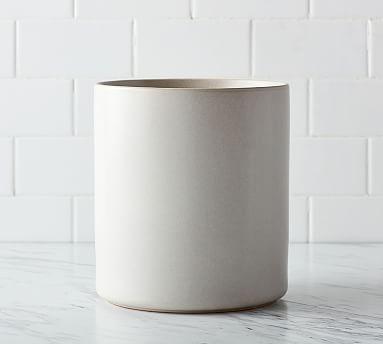 Mason Glazed Stoneware Trash Can