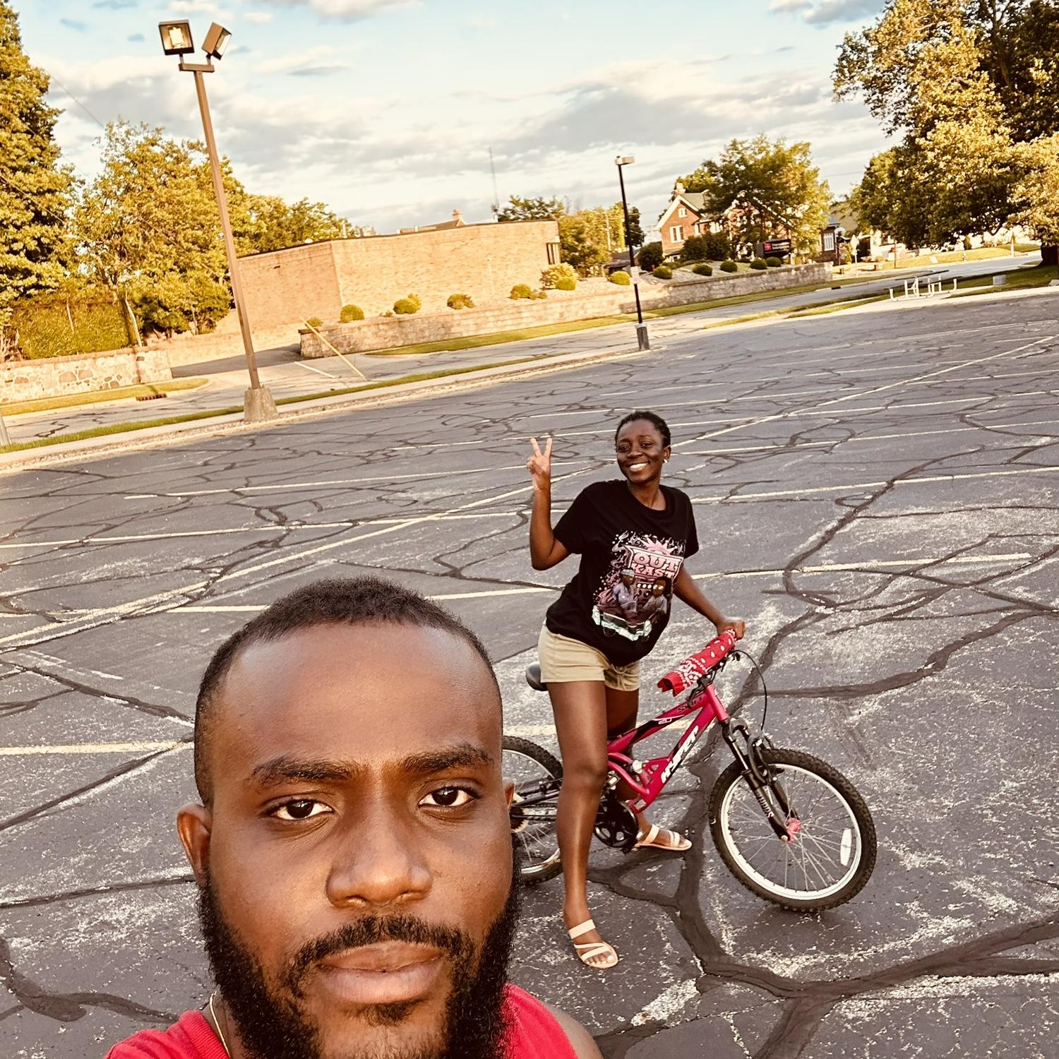 One of our favorite moments together was teaching her how to ride a bike. From balancing wobbly starts to confident pedaling, it was a journey filled with laughter, encouragement, and little triumphs. It’s a memory that reminds us how much fun it is to grow and learn together.