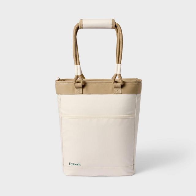 Tote 14 Cans Soft Sided Cooler Tan - Embark™