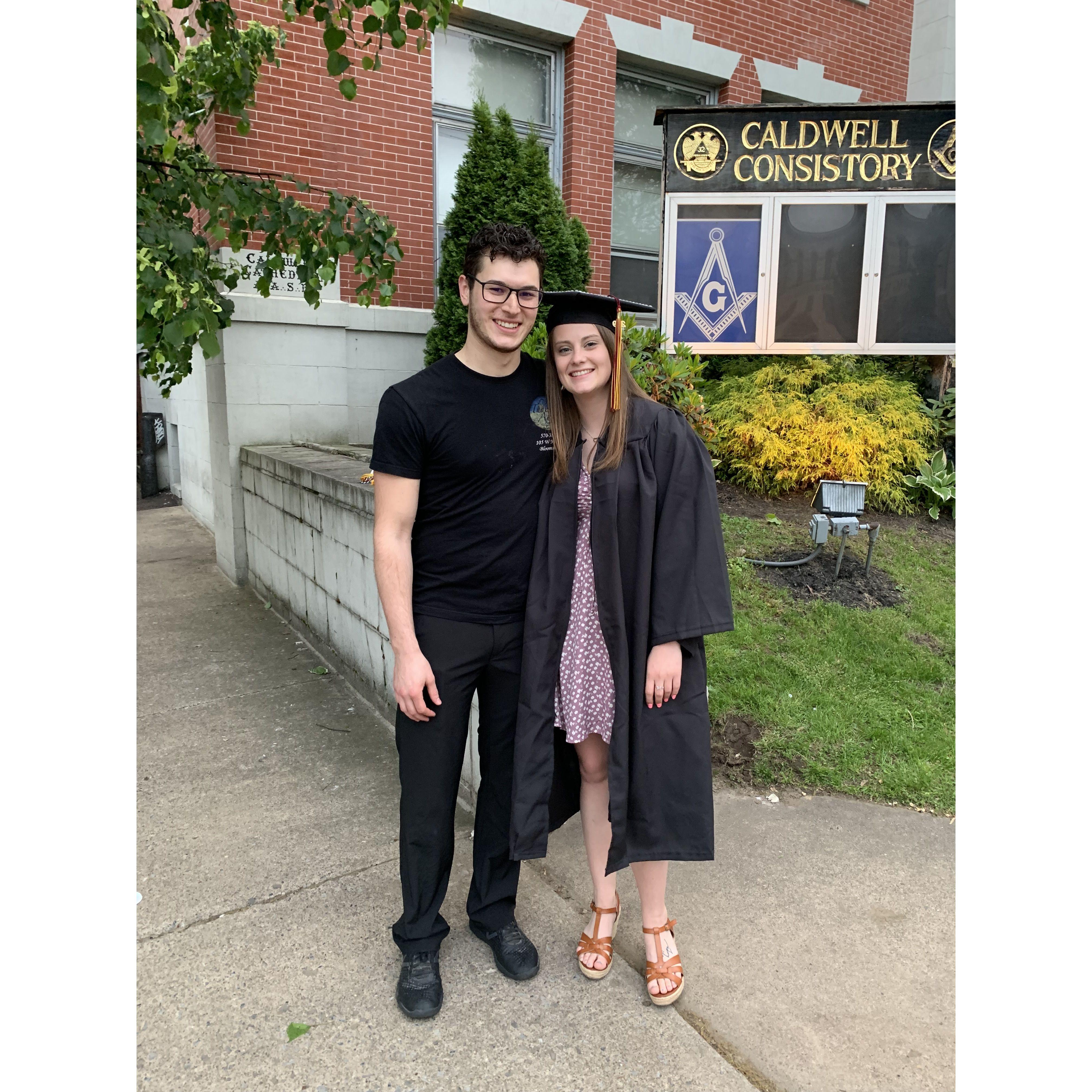Rebecca's undergraduate graduation