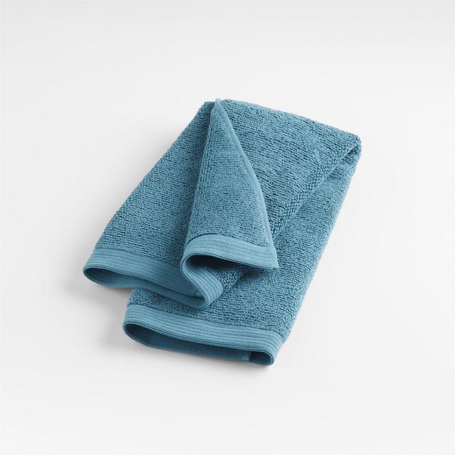 Teal Anti-Microbial Organic Cotton Hand Towel