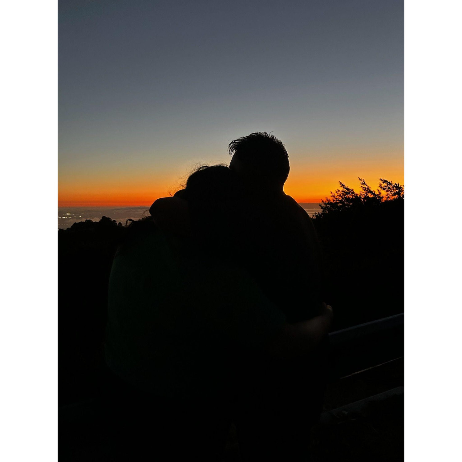 Enjoying the sunset the day of my Papaw's Funeral