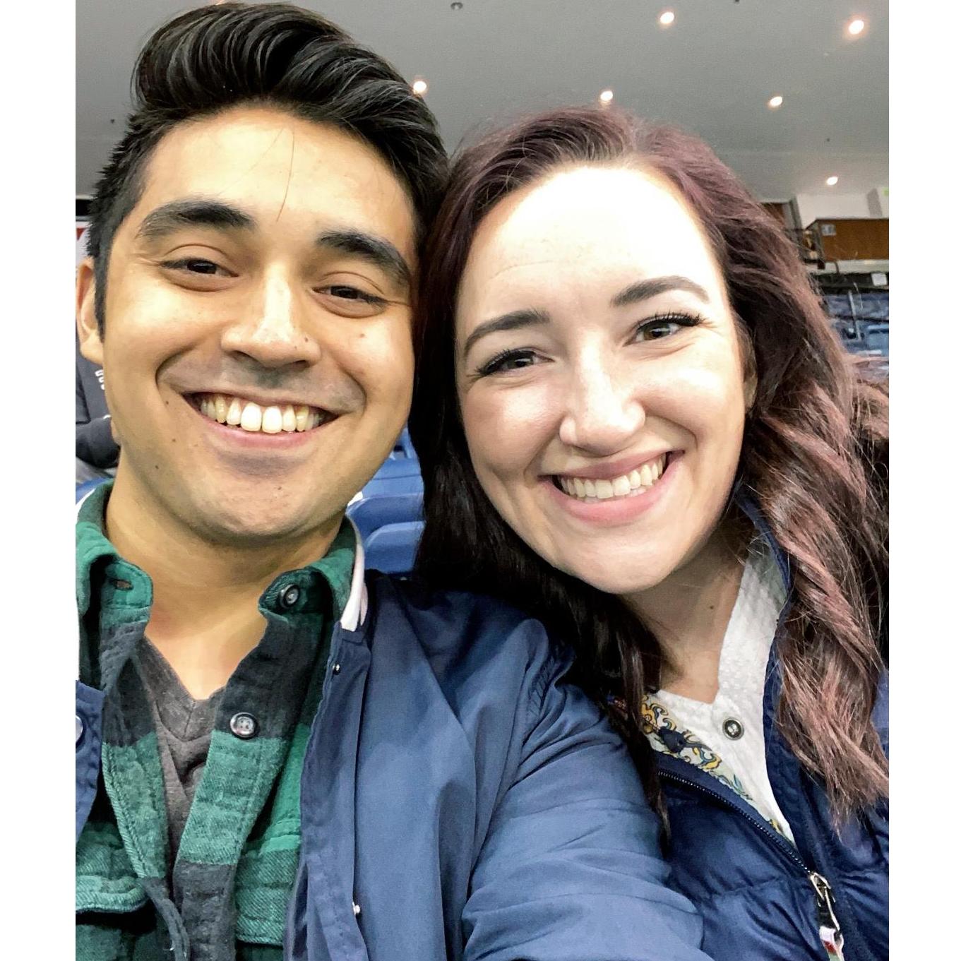 hockey game circa 2019