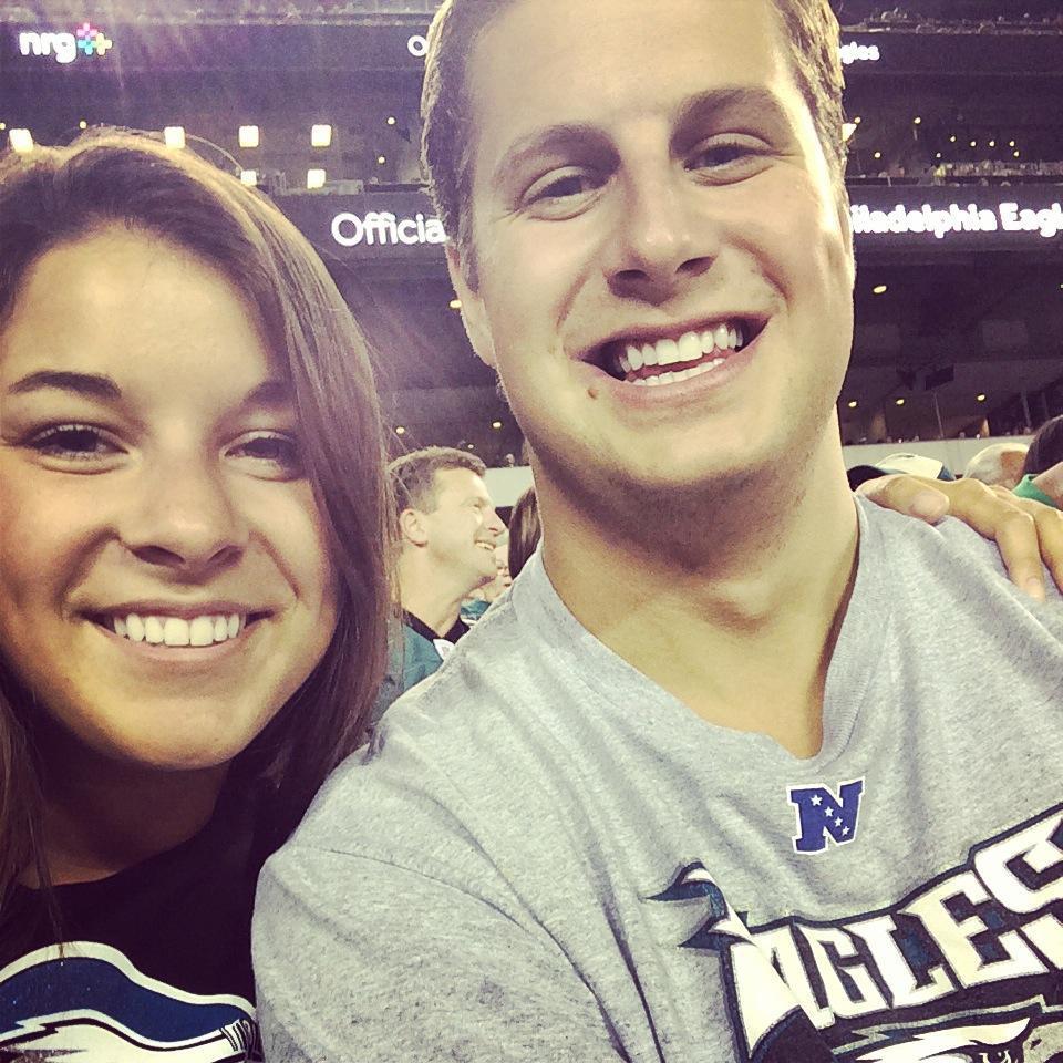 First Philadelphia Eagles Game Together - 2014