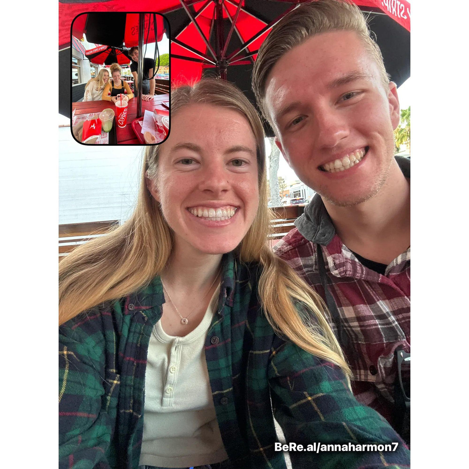 Our first photo together!
