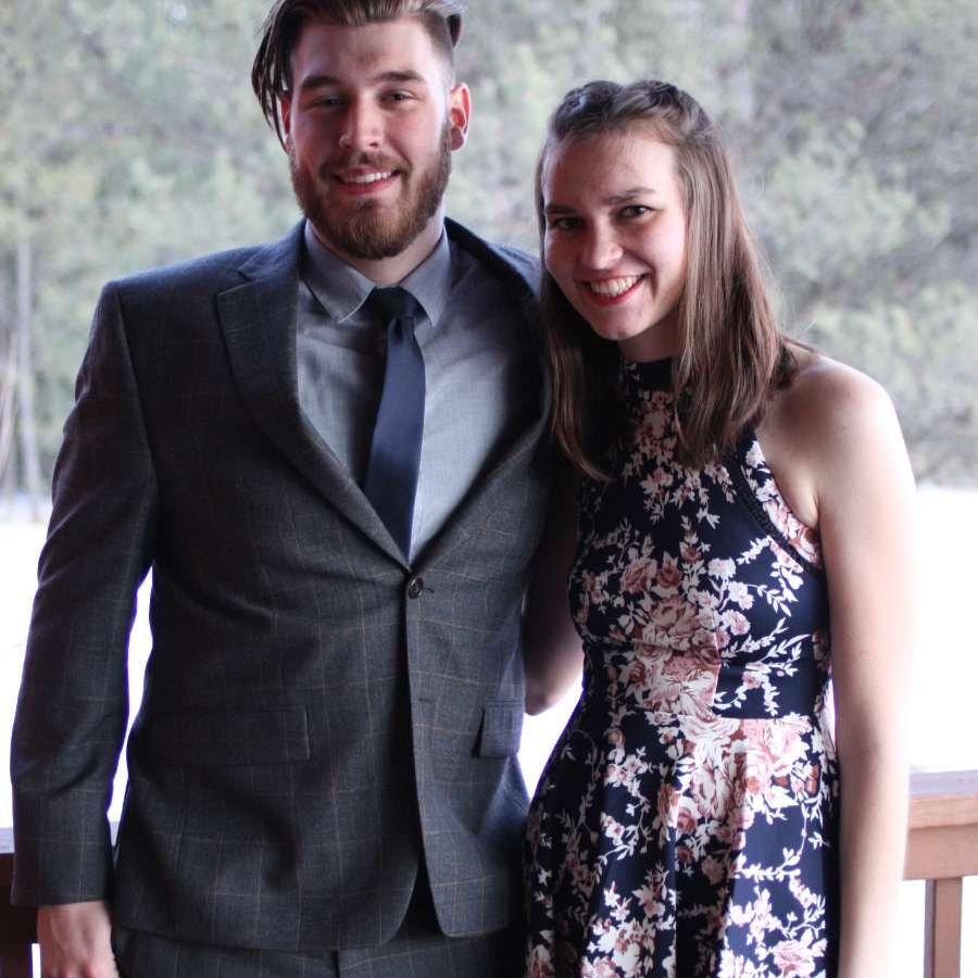 FarmHouse Spring Formal 2022. This picture was taken two days after we met.