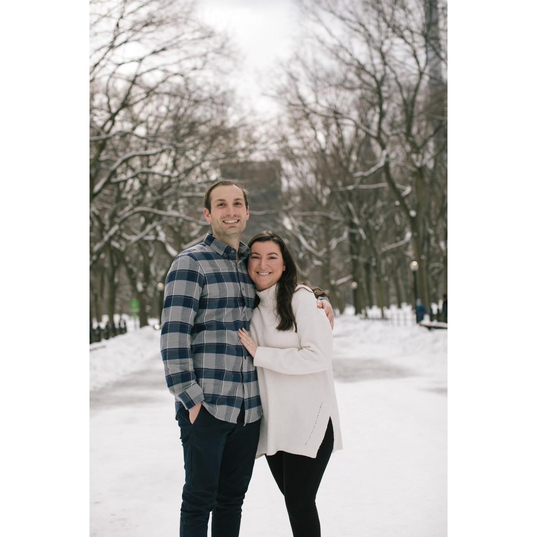 Engagement in Central Park