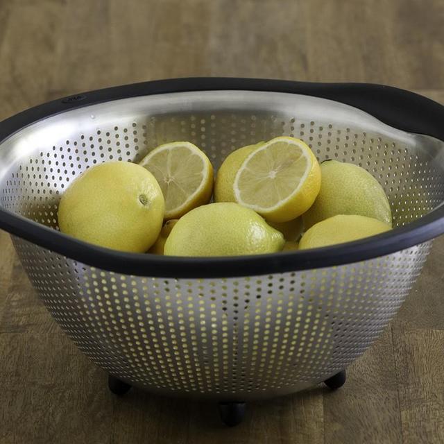 OXO Stainless-Steel Colander, 5-Qt.