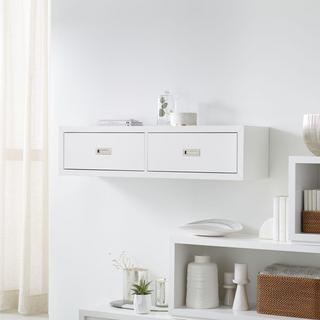 Aspect Floating Cube Shelf with Drawers