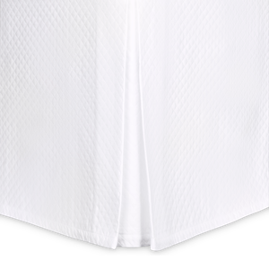 Matouk Petra Bed Skirt - King - White