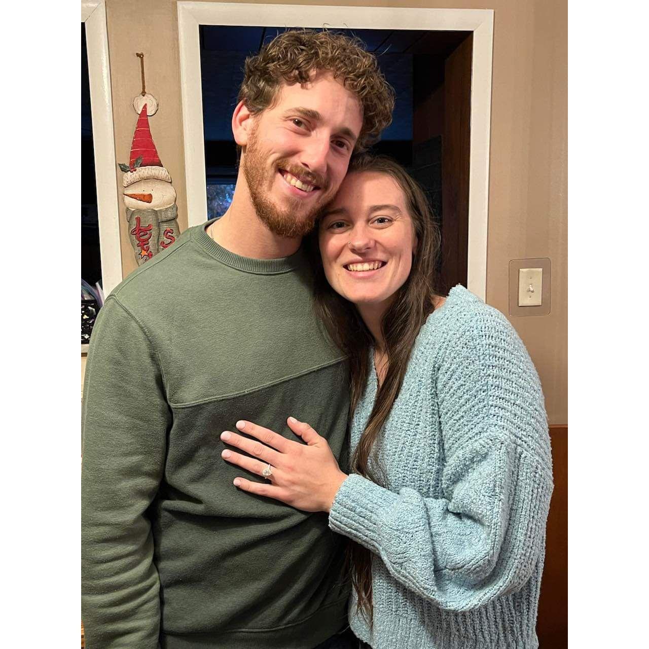 Right after getting engaged!