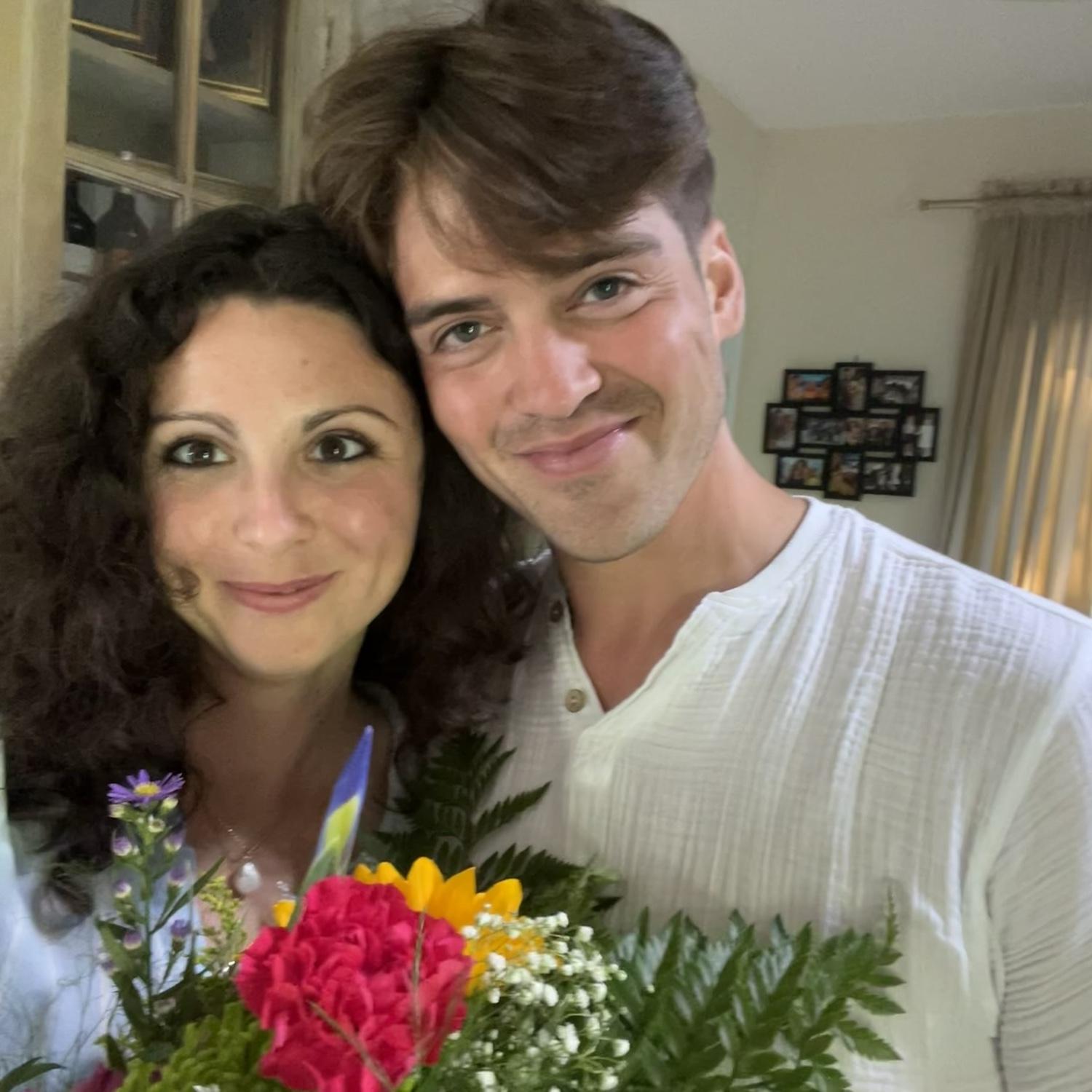 The first time he brought me flowers