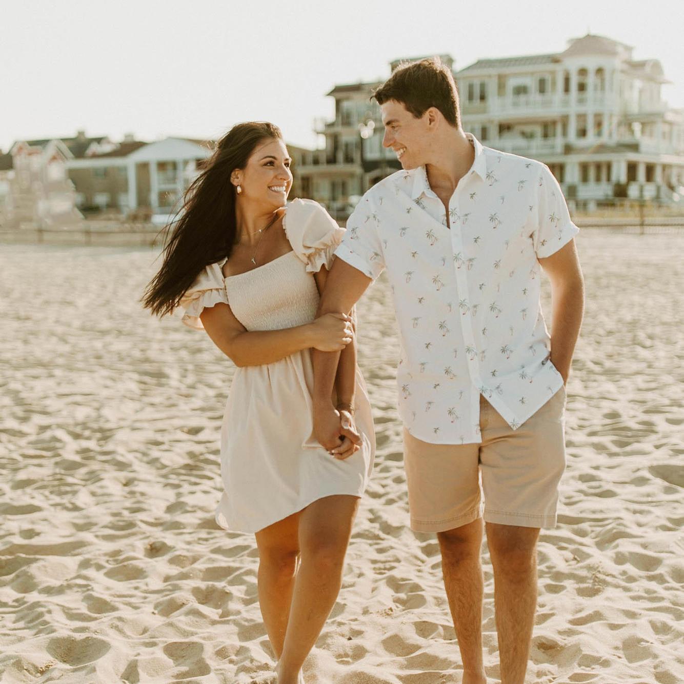 Our first photo shoot together on Belmar Beach to celebrate Marinas Birthday, along with our 1 Year Anniversary!