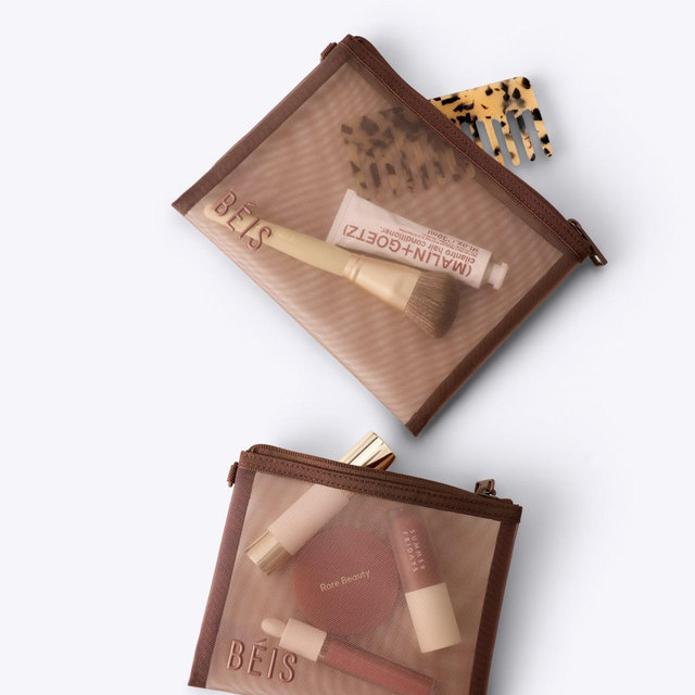 The Mesh Pouch Duo in Maple