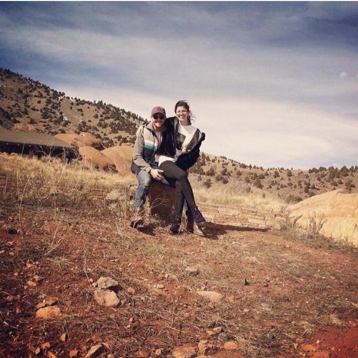 Izzy's first time seeing Red Rocks / February 2014 / Photo taken by miss Winter Walker
