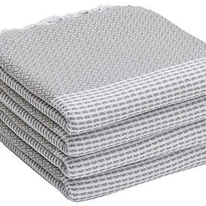 SET of 4 - Diamond Weave Turkish Cotton Towels