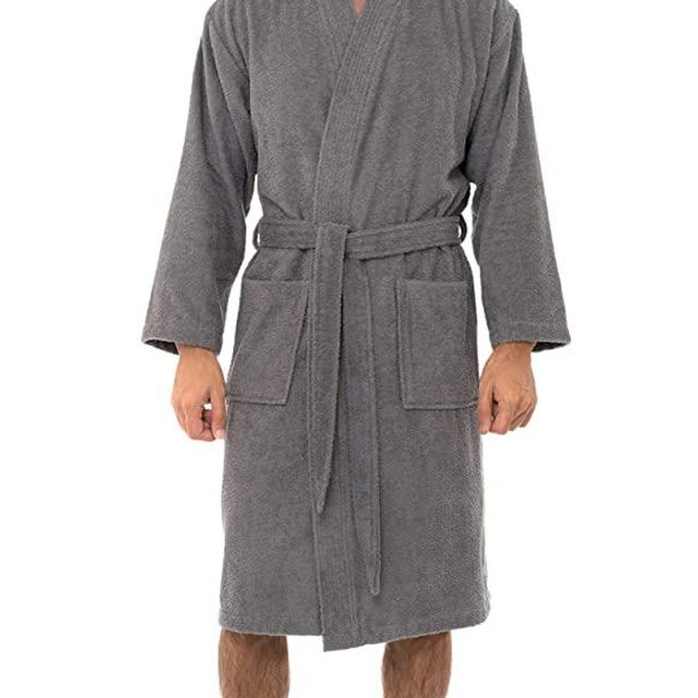 TowelSelections Men’s Robe Turkish Cotton Terry Kimono Bathrobe
