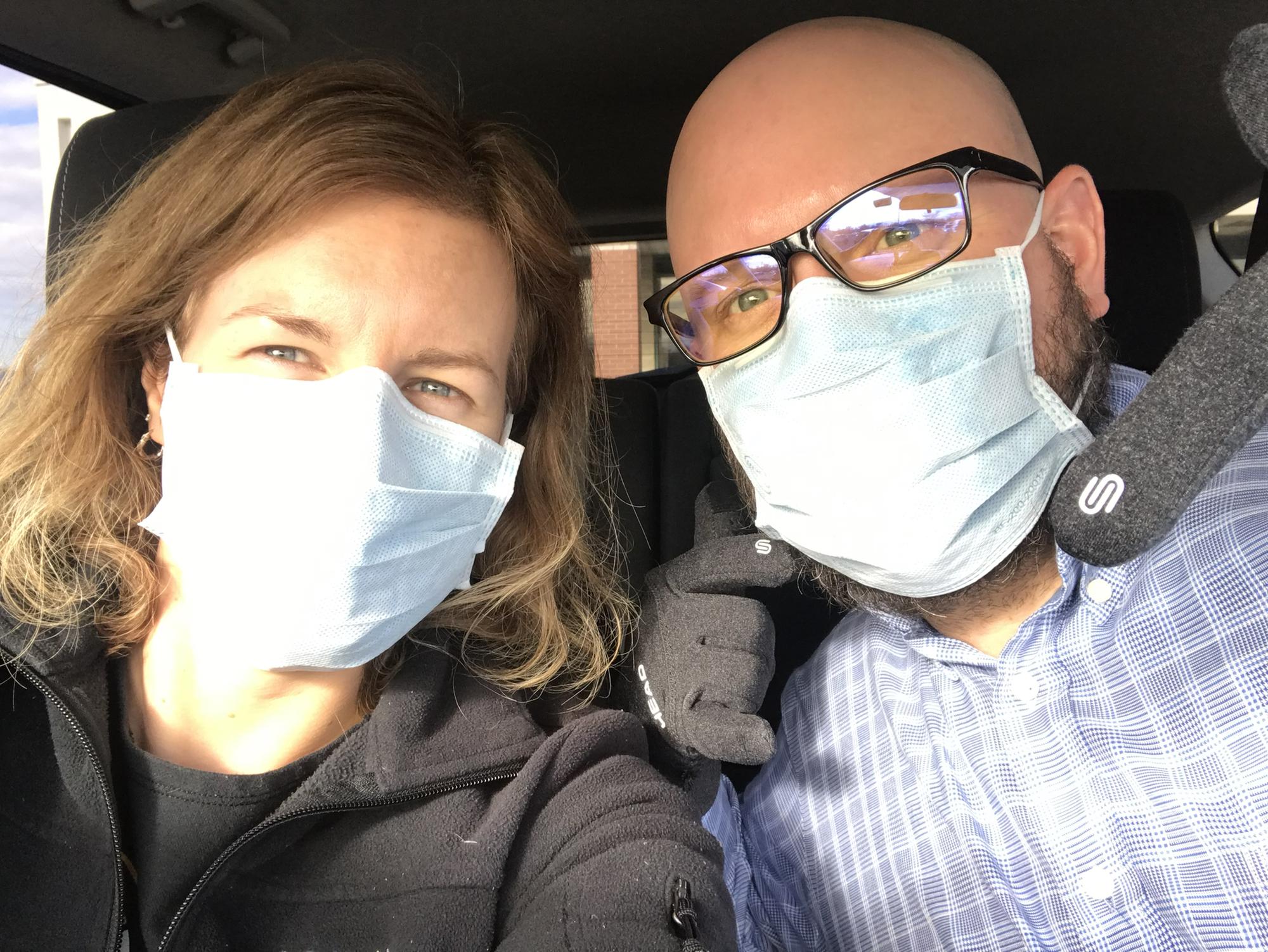 First pandemic outing wearing masks in Target