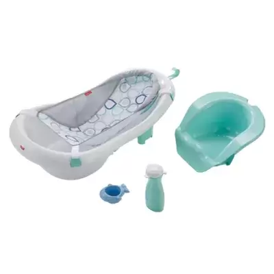 Fisher-Price® 4-in-1 Sling 'n Seat Bath Tub in Grey