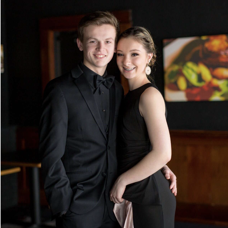 First prom together