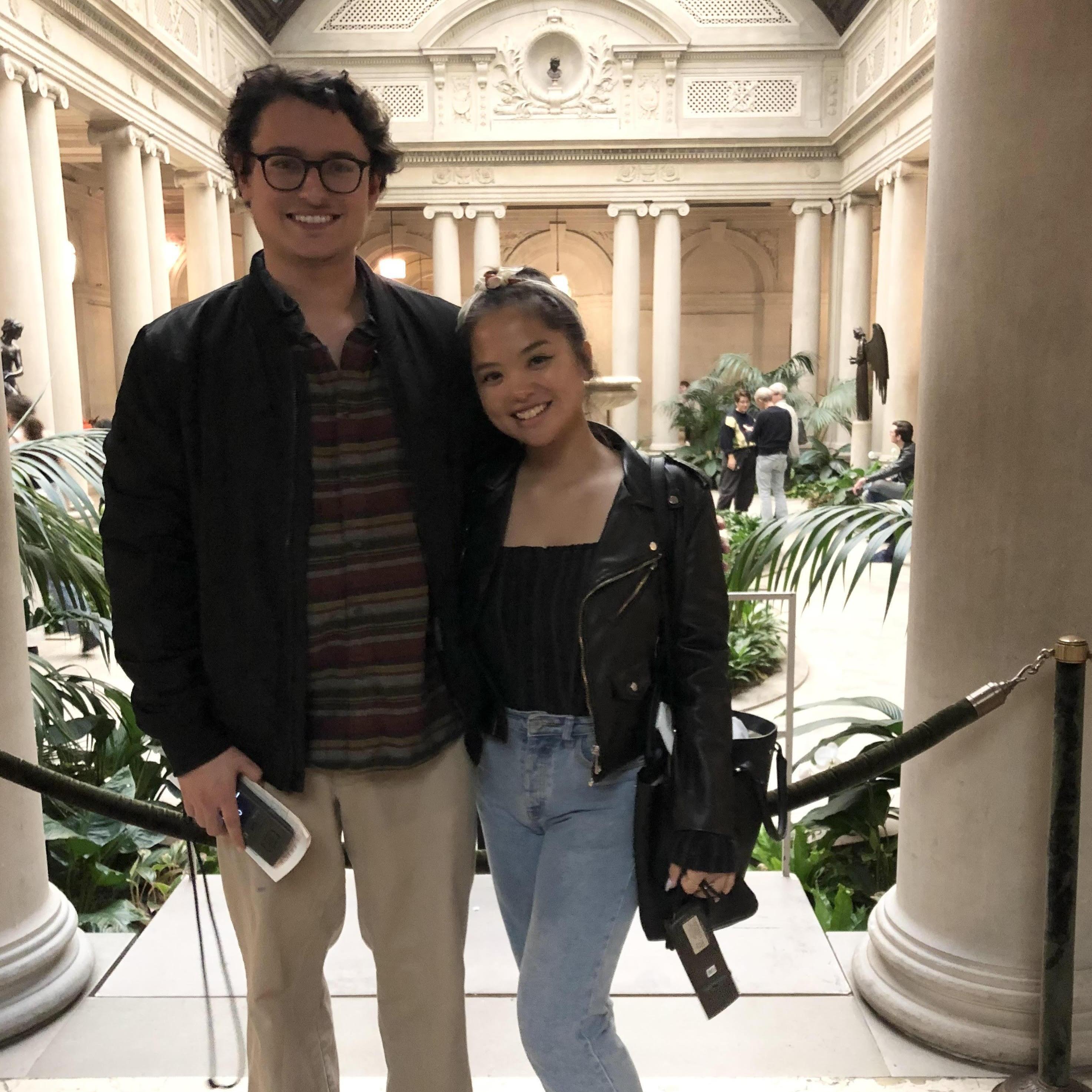 Our first photo together