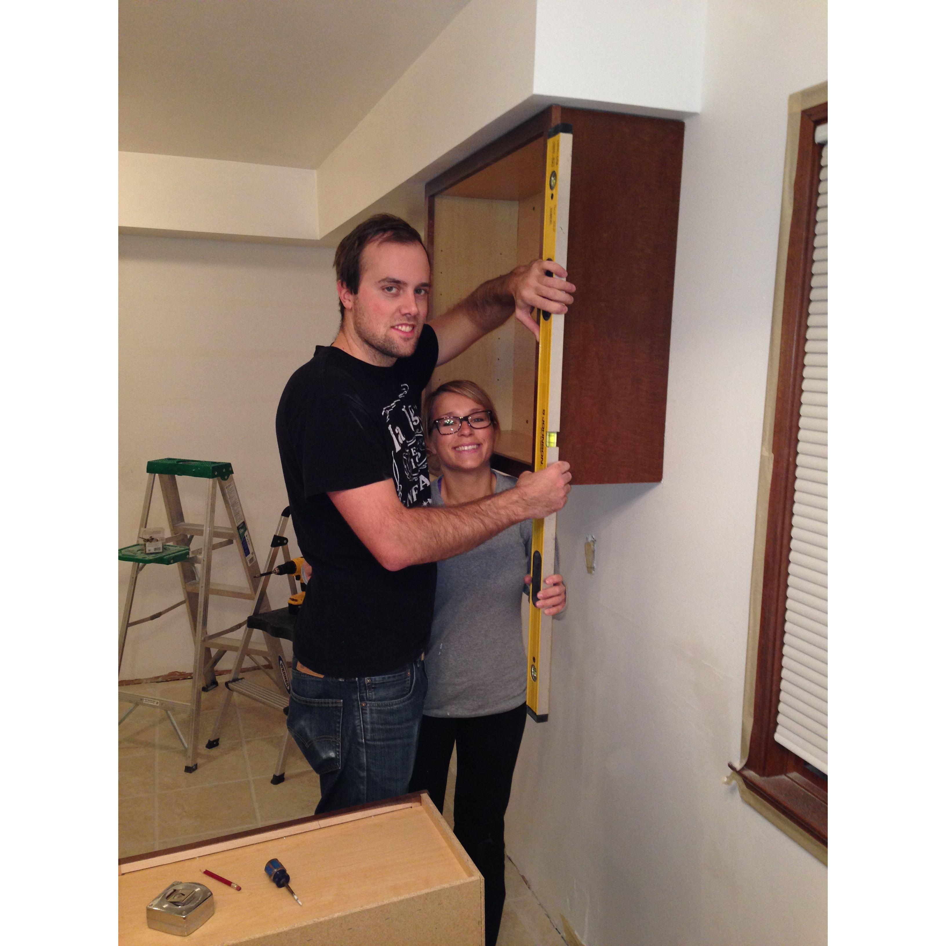 Remodeling our kitchen in our first home! 2013