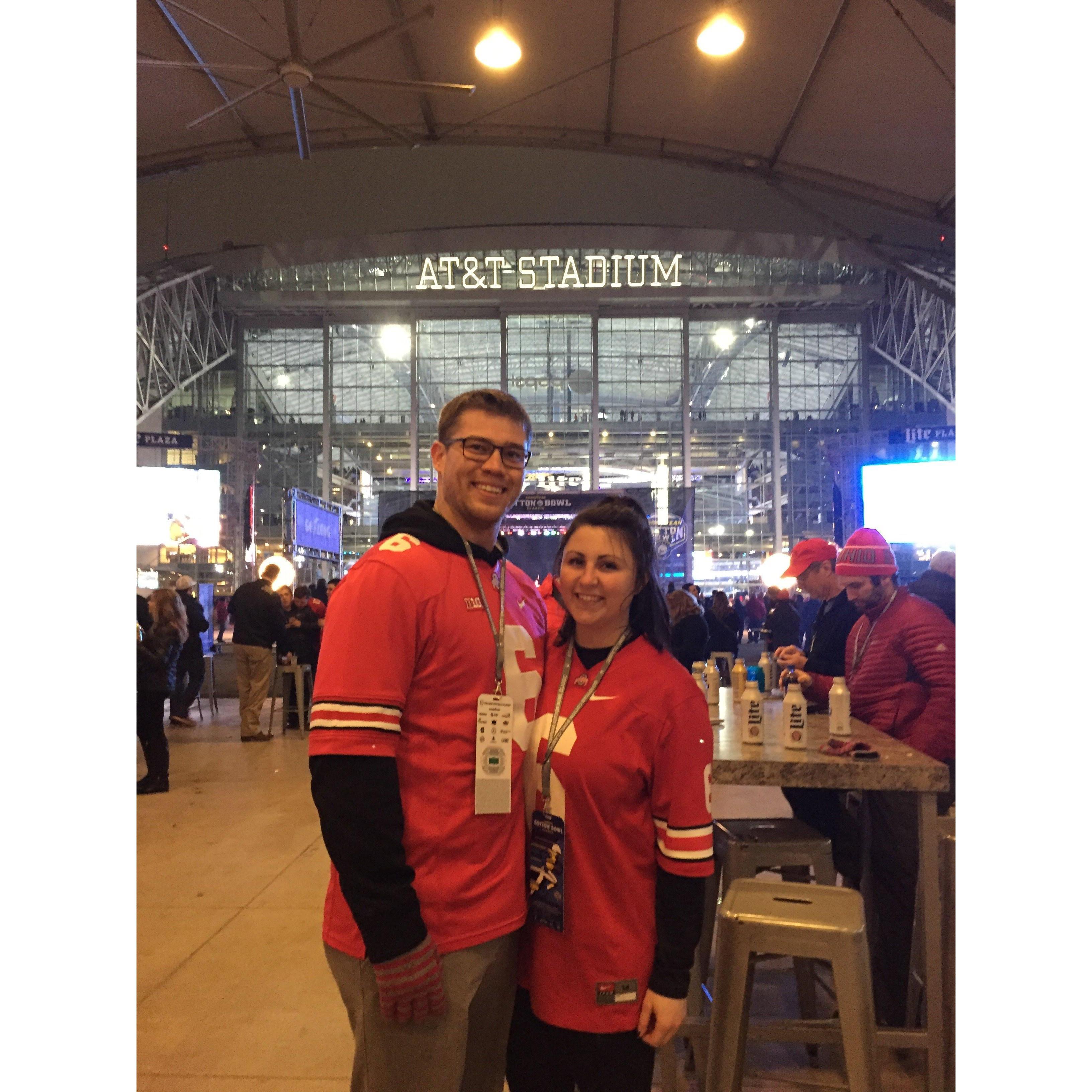At the 2017 Cotton Bowl in Dallas