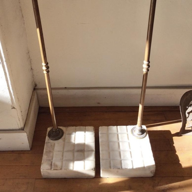 1800s American Fireplace Tool Stands