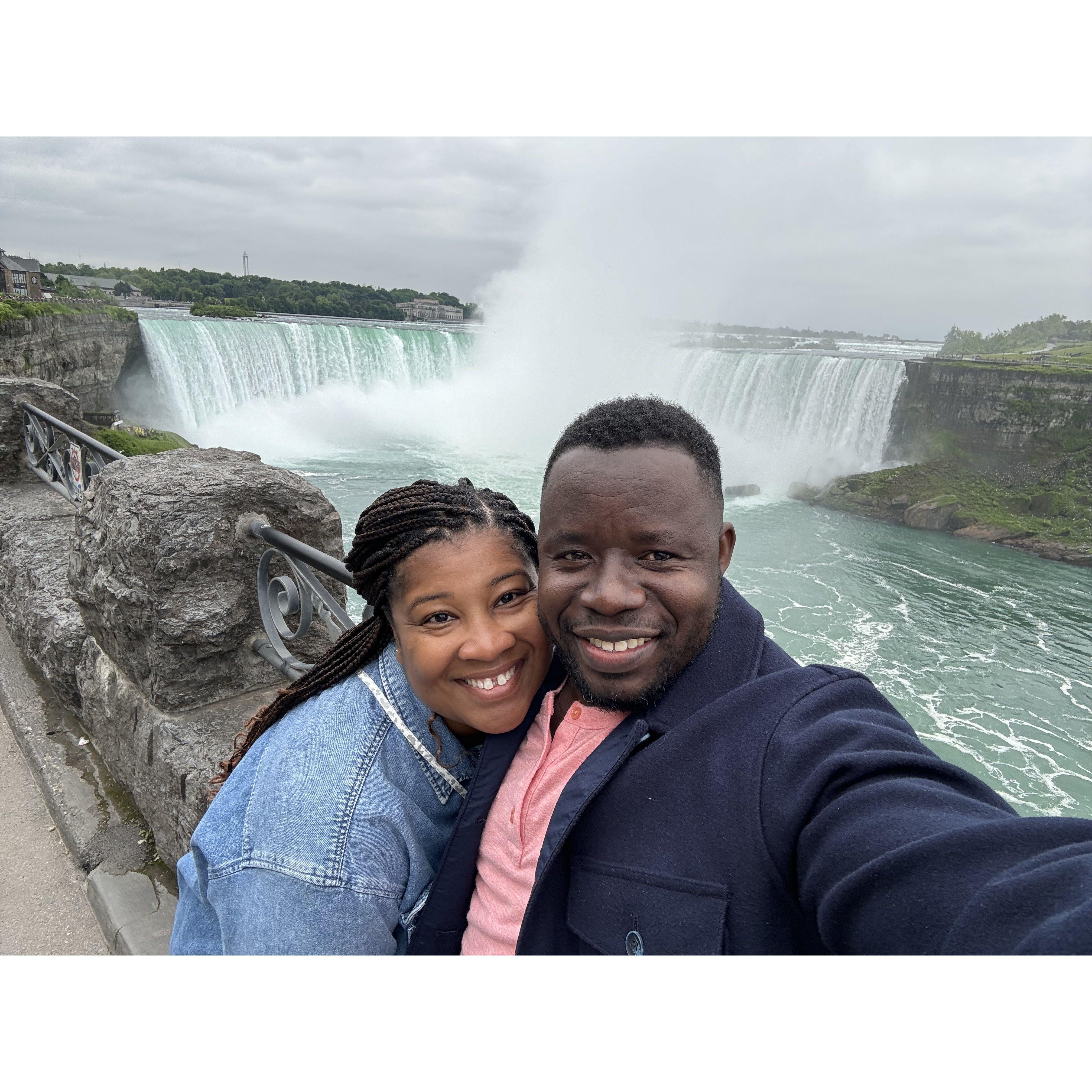 Niagara Falls–the horse shoe falls from the Canadian side.